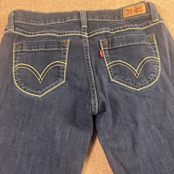 Dark Blue Women's Jeans 1098 - Picture 4 of 4